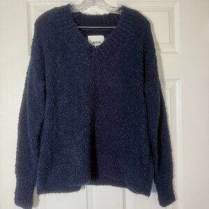 Navy blue Aerie oversized sweater